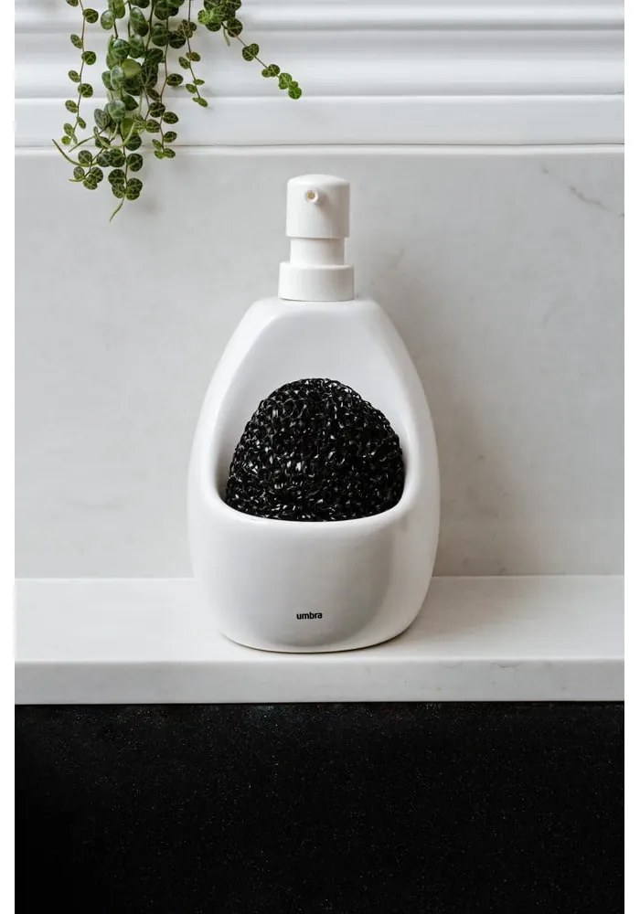 Dispenser per sapone bianco in ceramica 590 ml Joey – Umbra