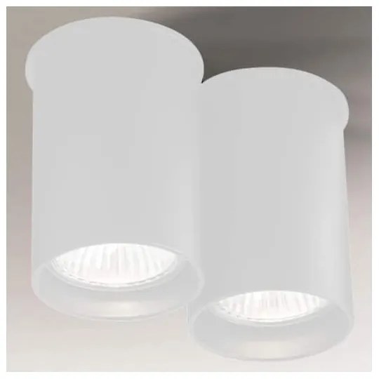 Shilo 7011 - Plafoniera ARIDA 2xGU10/15W/230V 9 cm bianca