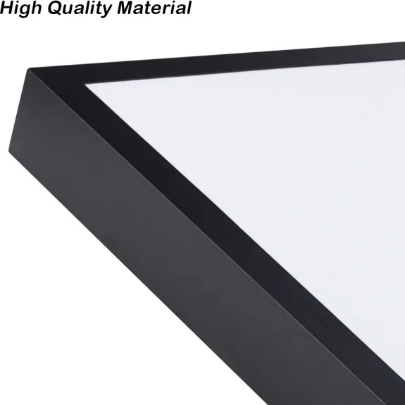 Brilagi-LED Plafoniera da bagno dimmerabile FRAME SMART LED/96W/230V IP44 nero + telecomando