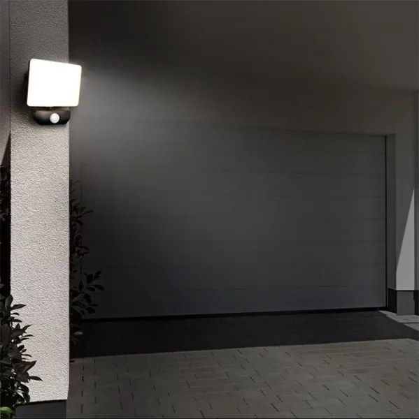 Solight WM-20WS-Q - Proiettore da esterno a LED con sensore LED/20W/230V 4000K IP44