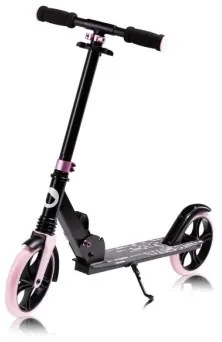 Lionelo - Monopattino per bambini LUCA nero/rosa