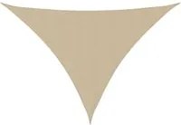 Parasole a Vela Oxford Triangolare 4x5x6,4 m Beige cod mxl 11575