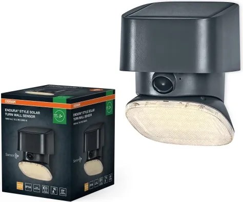 Osram - Applique solare ENDURA STYLE LED/10,3W/4,2V 2000 mAh IP54 antracite