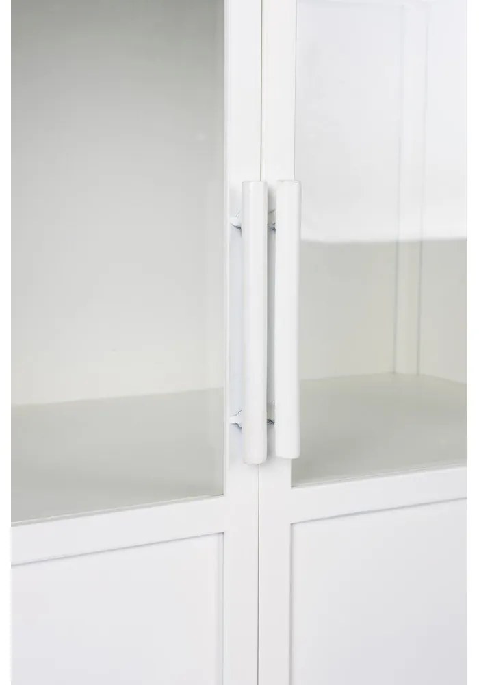 Vetrina metallica bianca 35x150 cm Miya - White Label