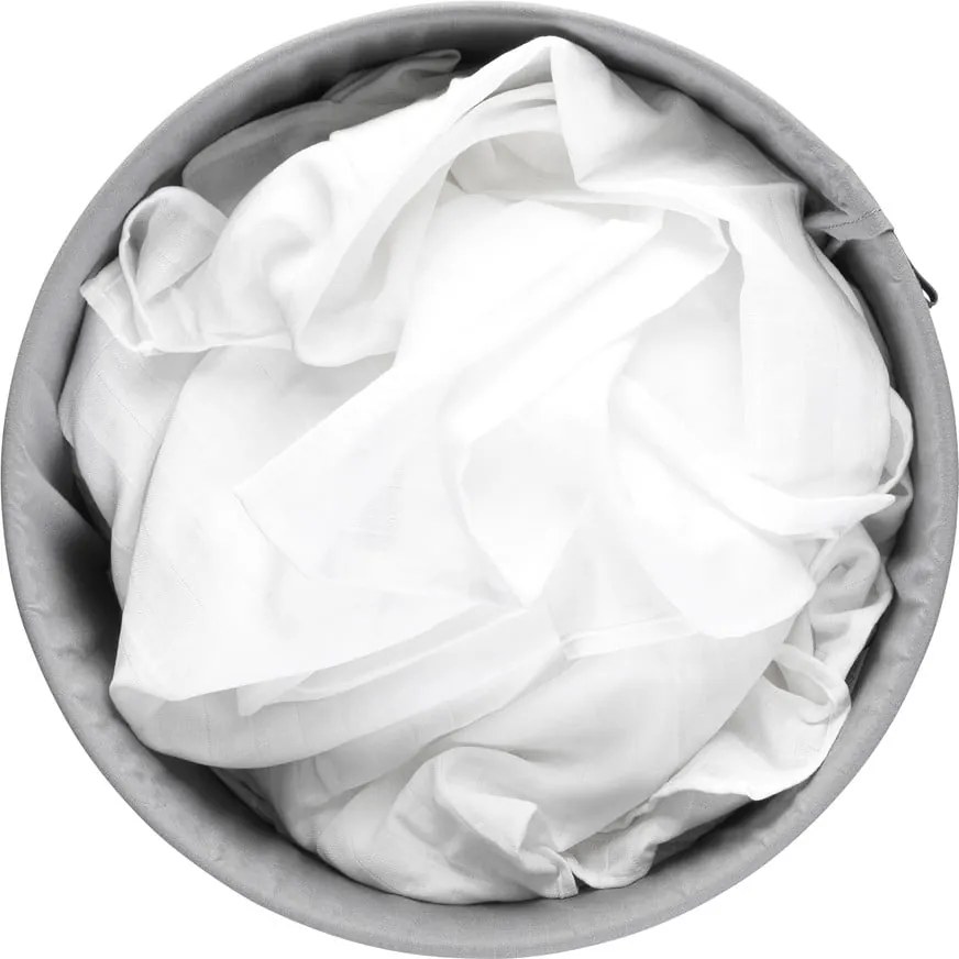 Cesto portabiancheria in metallo bianco 60 l - Brabantia