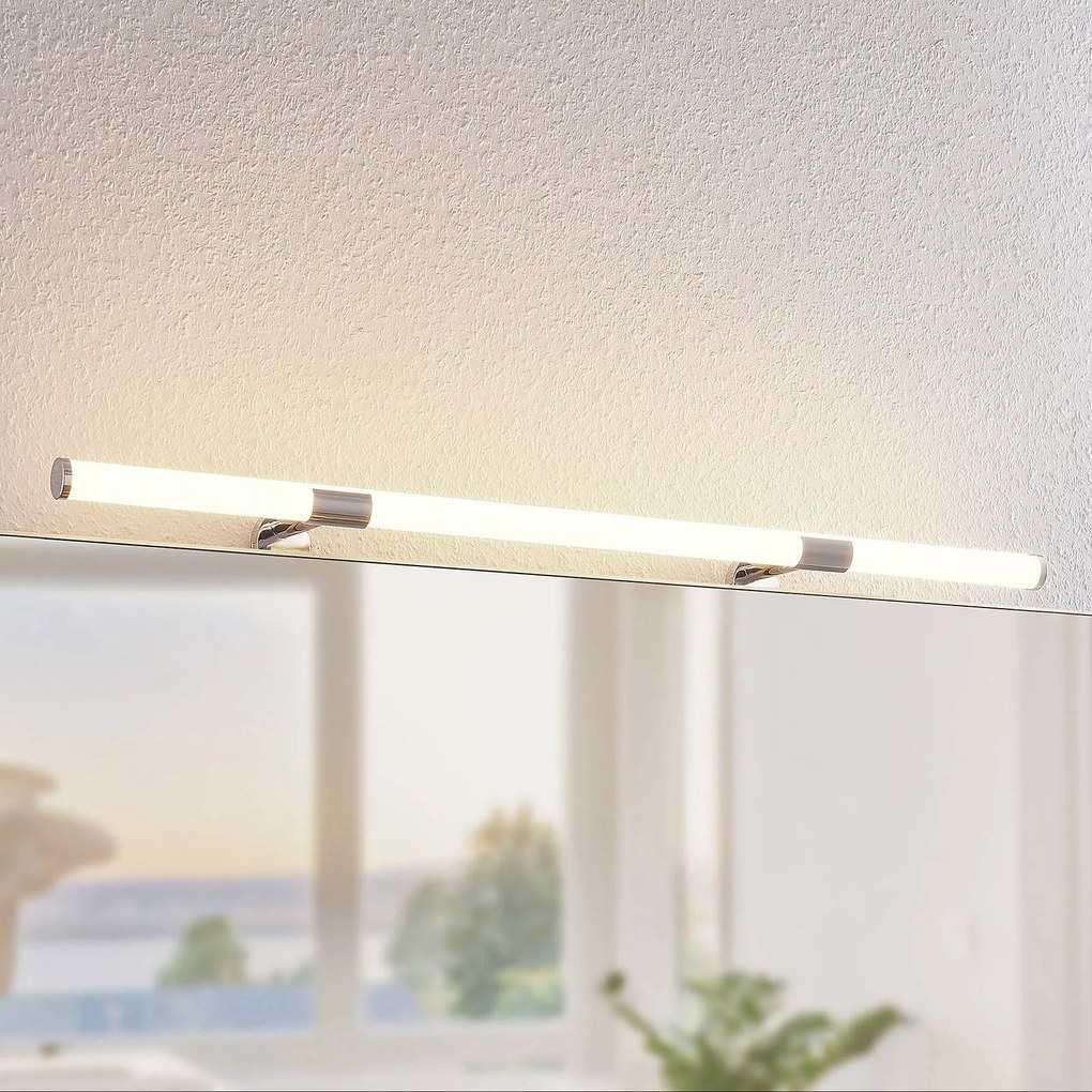 Lindby Arwyn Luce per specchio a LED, cromo