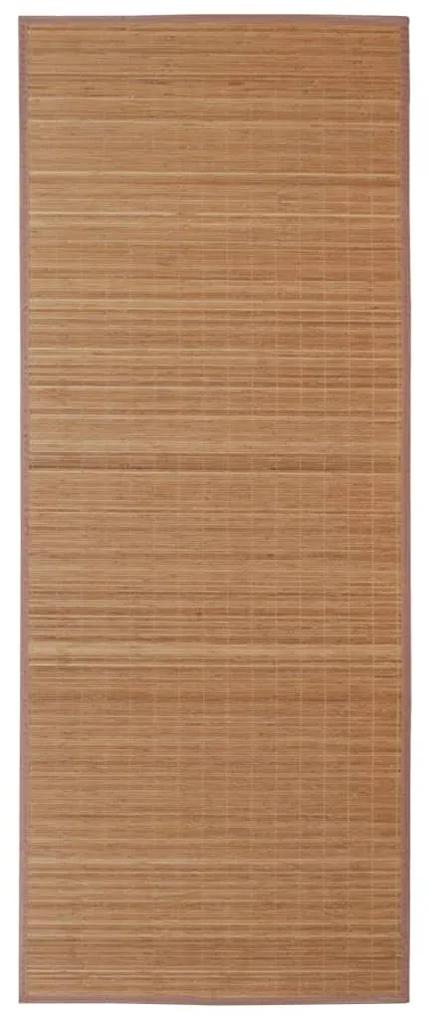 Tappeto Rettangolare in Bambù Marrone 150 x 200 cm
