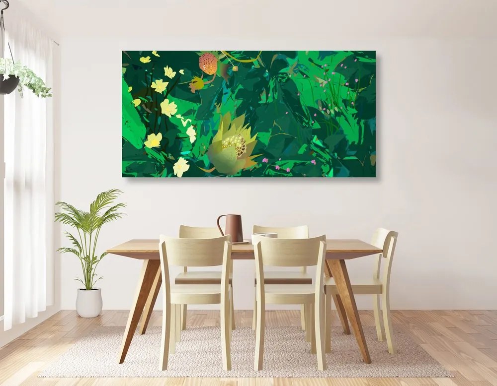 Quadro su tela – Mistero della giungla