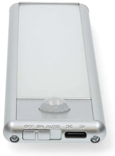 Nedis LCRM01WT - Illuminazione per armadi a LED ricaricabile con sensore LED/1W/1100 mAh 3000K