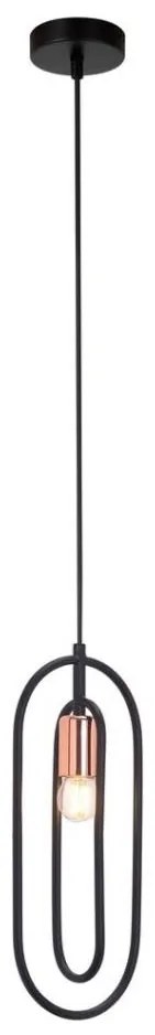 Rabalux 72263 - Lampadario a sospensione con filo ROVIER 1xE27/40W/230V