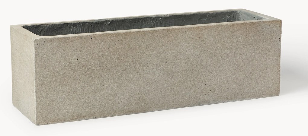 Portavaso da esterno in cemento Tuscany, alt. 19 cm