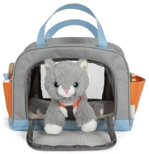 Small Foot - Peluche gatta con kit di cura