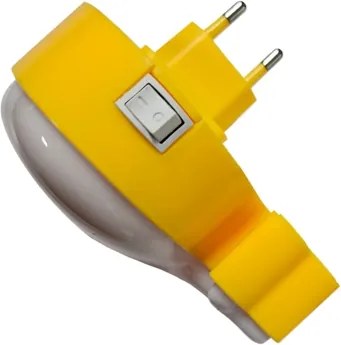 Lampada notturna LED per bambini LED/0,5W/230V balena