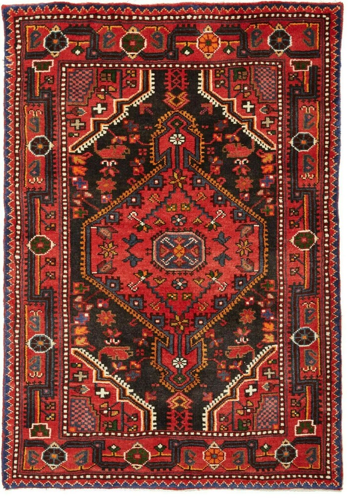 Hamedan Tappeto persiano 130x90 (Iran) Annodato A Mano