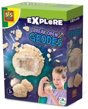 Gioco da Tavolo SES Creative Explore Geodes (FR)