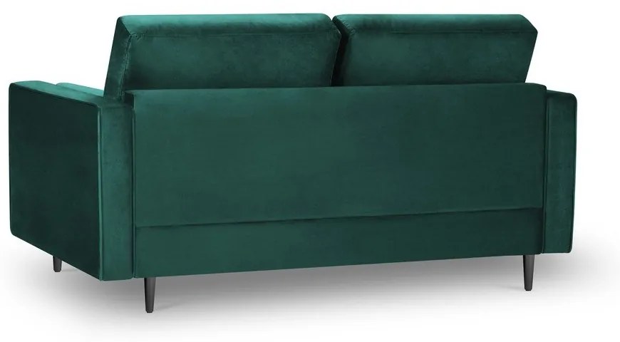Divano in velluto verde petrolio, 174 cm Santo - Milo Casa