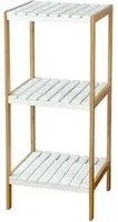 Axis - scaffale in bamboo ed mdf a 3 ripiani 34x33x80 cm