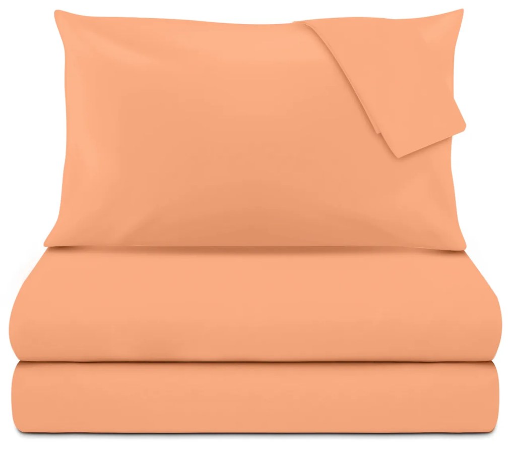 Completo letto 2 piazze poli arancione