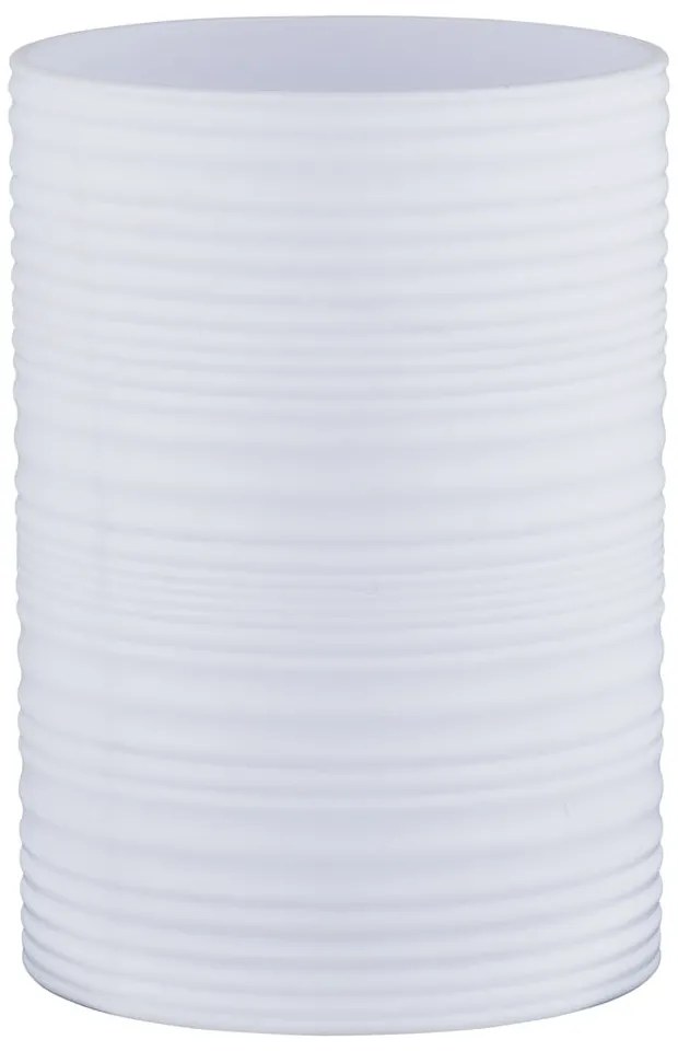 Portaspazzolino bianco opaco in plastica Lyon – Allstar