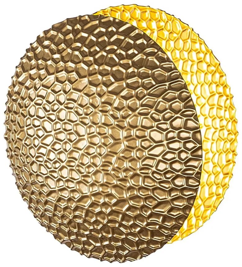 Lampada da parete LED dorata ø 21 cm Yosma – Opviq lights