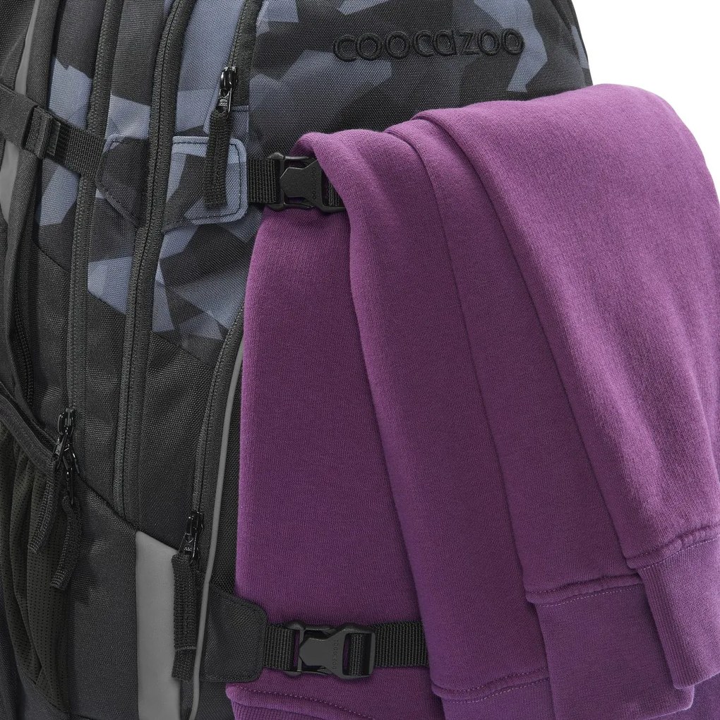 Zaino scuola coocazoo PORTER, Grey Rocks, certificato AGR
