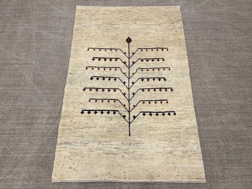 Gabbeh Tappeto 160x110 Beige (Iran) Annodato A Mano