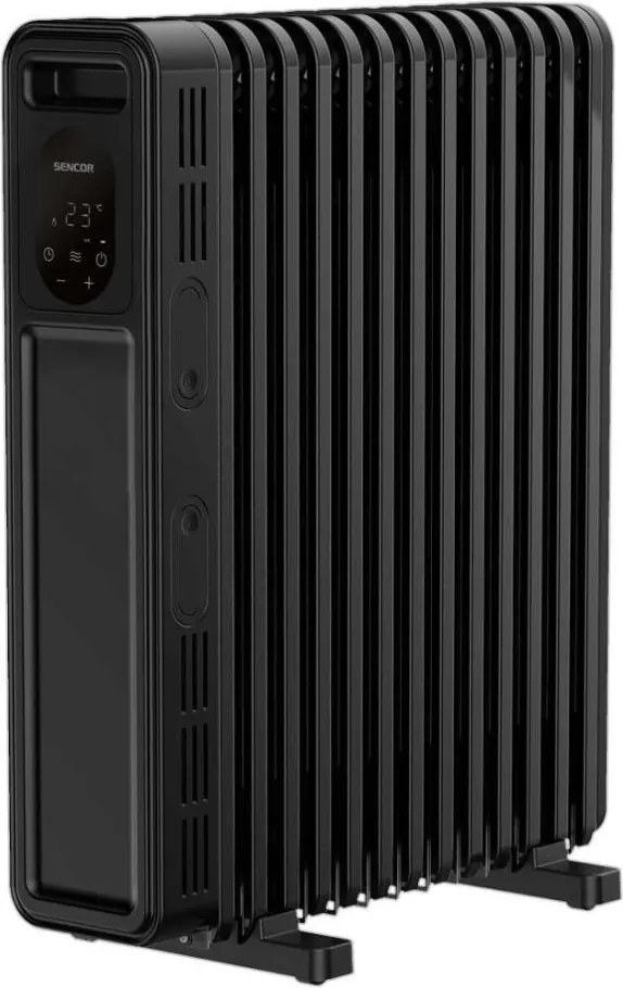 Sencor - Radiatore ad olio con 13 elementi 1000/2500W/230V nero + telecomando