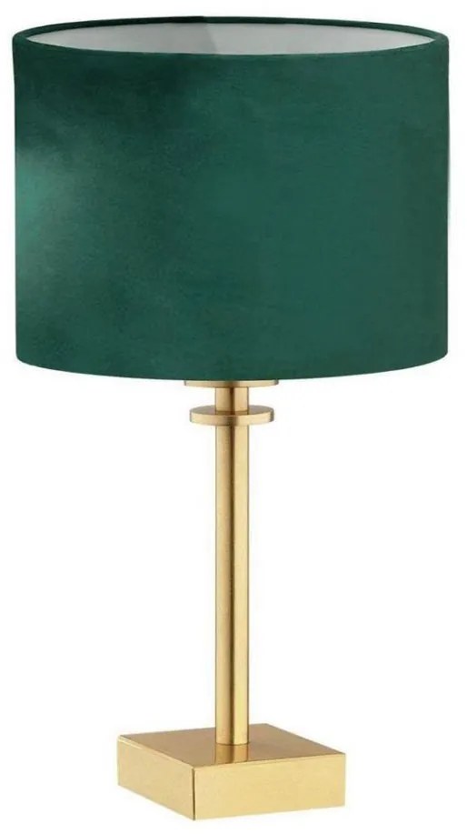 Argon 8106 - Lampada da tavolo ABBANO 1xE27/15W/230V ottone/verde