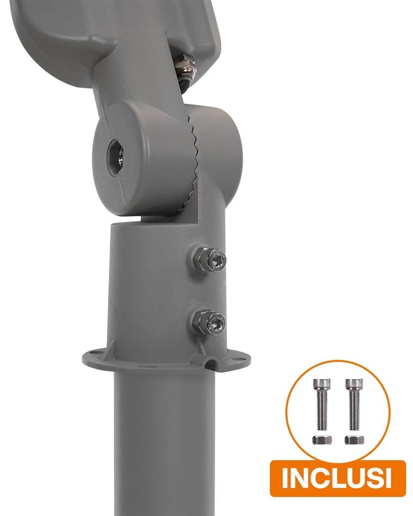 Armatura stradale 100W IP65 - 145lm/W - con Osram chip LED Colore Bianco Freddo 5.700K