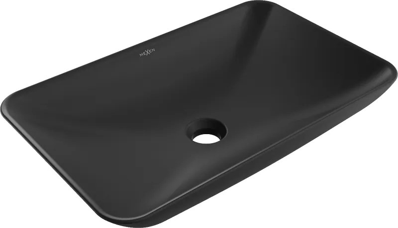 Mexen Avila lavabo da appoggio 58 x 37 cm, nero opaco - 21115585