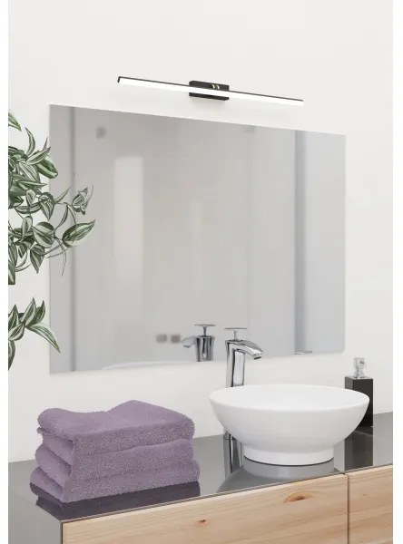 Eglo 900475 - Illuminazione LED per specchio bagno VERDELLO LED/5W/230V IP44 nero