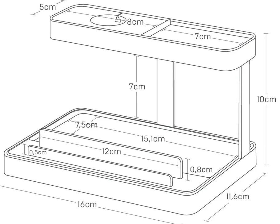 Supporto in metallo per tablet Tower - YAMAZAKI