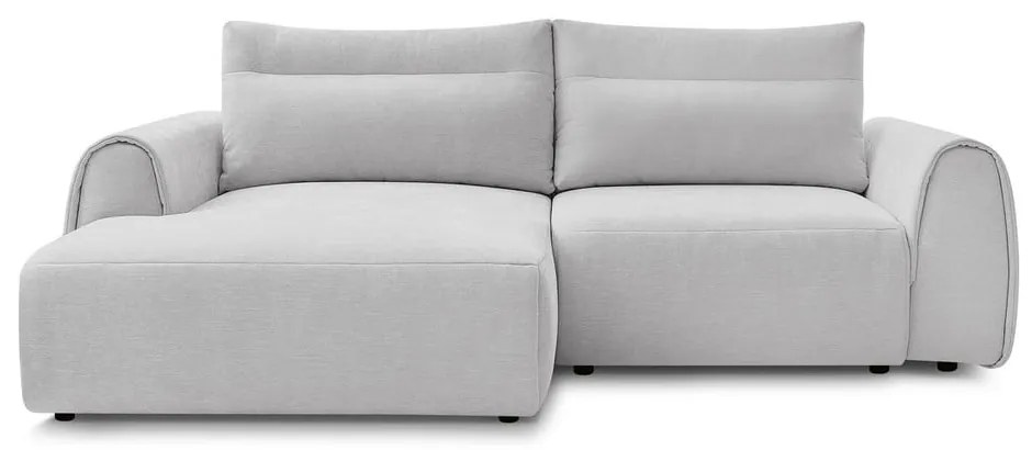 Divano angolare in grigio chiaro Aden – Bobochic Paris