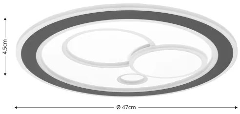 Brilagi - Plafoniera LED dimmerabile MODERN LED/89W/230V 2700-6500K + +TC