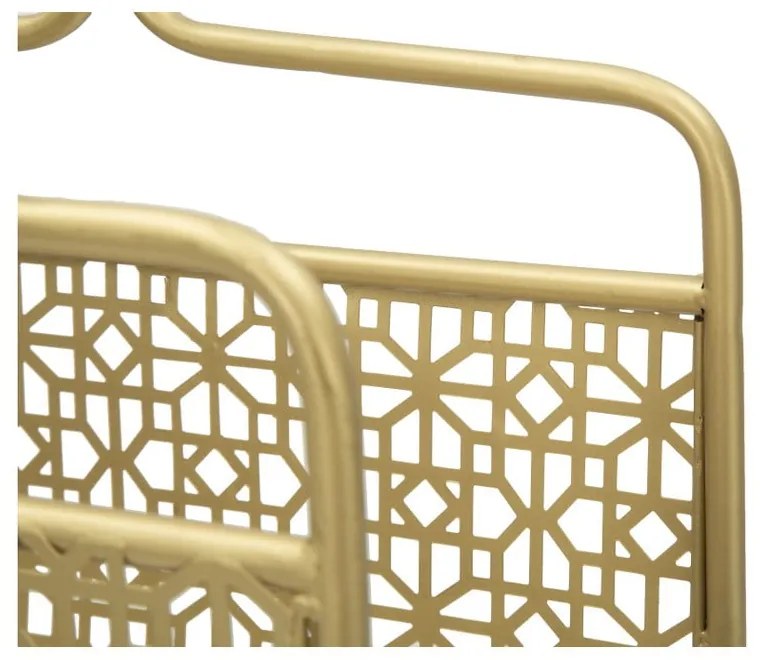 Portariviste in metallo color oro Trivola Glam - Mauro Ferretti