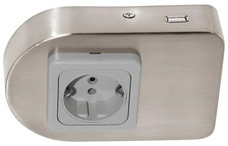Eglo 94662 - Presa per sottopensile da cucina, incl. USB TAXANO
