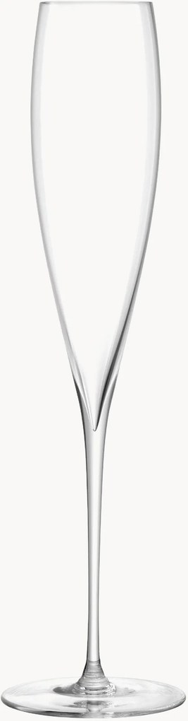 Set di 2 flute da champagne in vetro soffiato Savoy