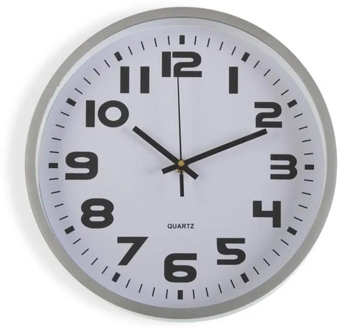 Orologio da Parete Versa Argento Plastica (4,2 x 30,5 x 30,5 cm)