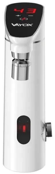 Scaldabagno touch 3000W/230V IPX4 con sensore e display LED bianco