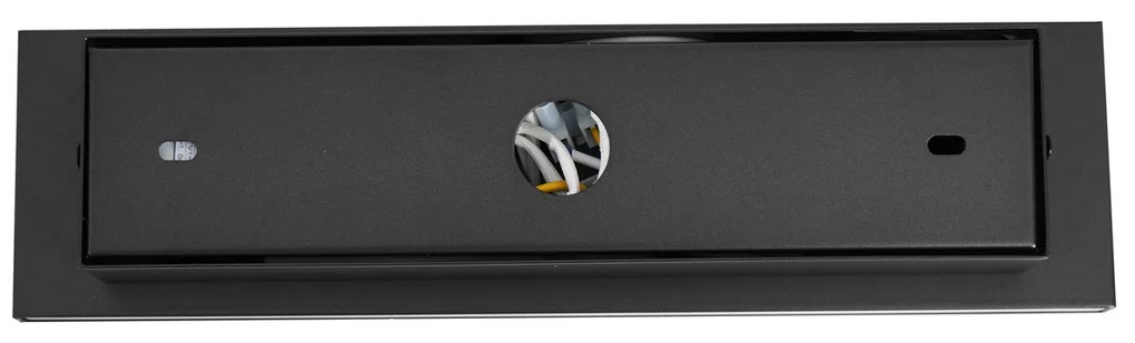 Lampada da parete moderna nera regolabile con USB-C incl. LED - Modric