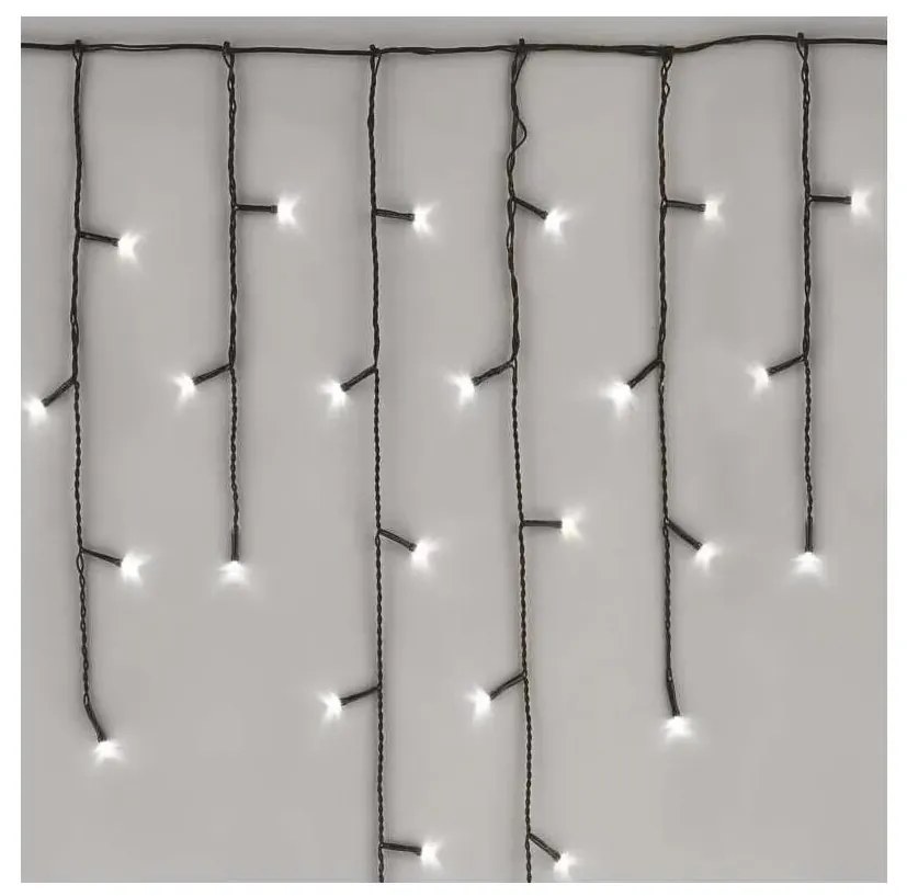 Catena LED natalizia da esterno 100xLED/2,5x0,9m IP44 bianco freddo