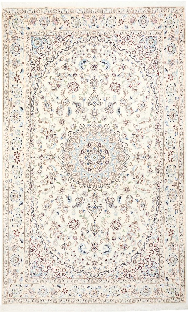 Nain Tappeto persiano 260 x 160 Beige (Iran) Annodato A Mano