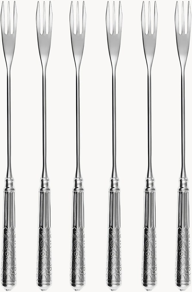 Set di 6 forchette per fonduta Platinum