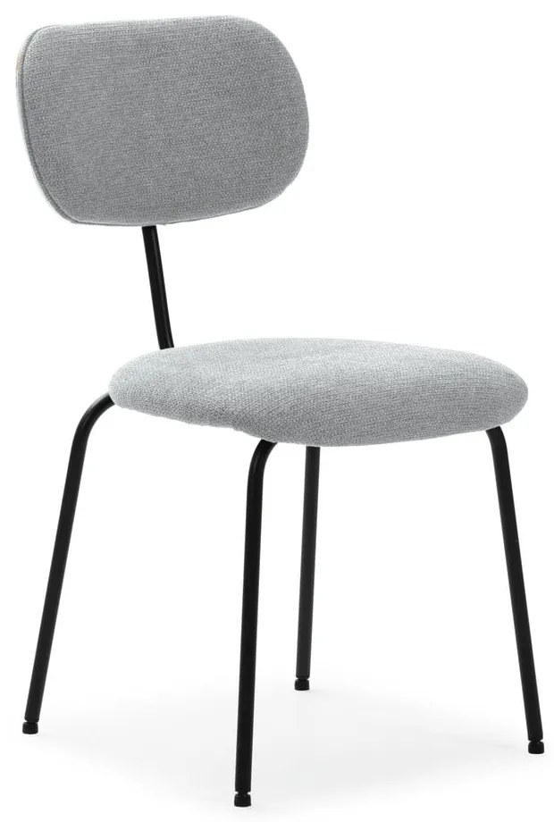 Sedie da pranzo in set in grigio chiaro 4 pz Dash – Marckeric