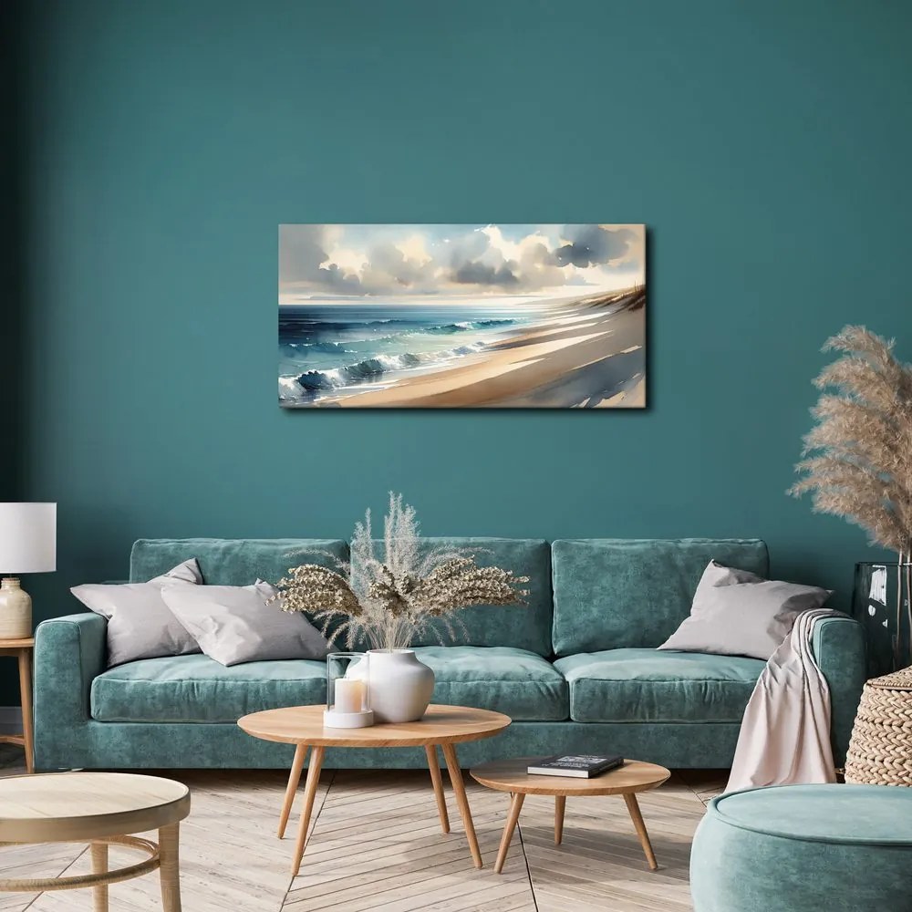 Quadro su tela – Tocco del mare su tela