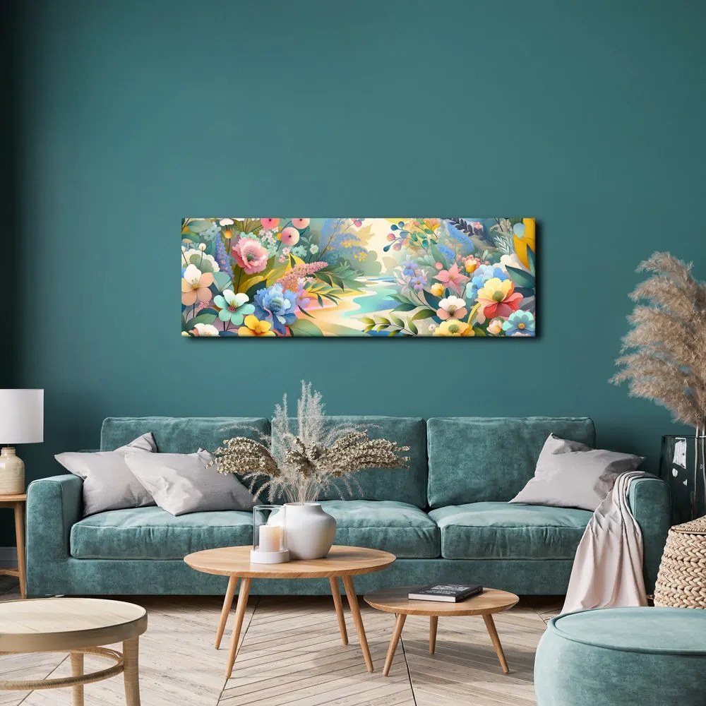 Quadro su tela – Fiori dai mille colori