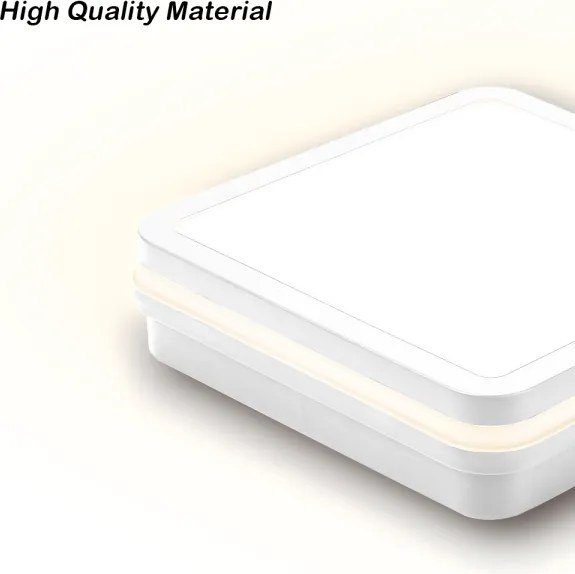 Brilagi - Lampada da esterno LED con sensore BENE LED/18W/230V 22x22 cm bianca IP54