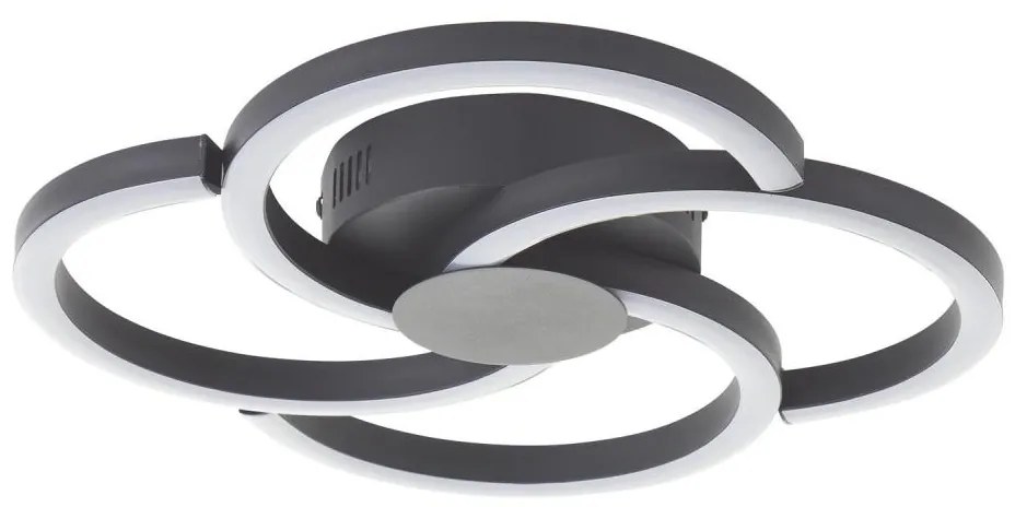 Brilliant - Plafoniera LED FICO LED/22W/230V diametro 34 cm nero