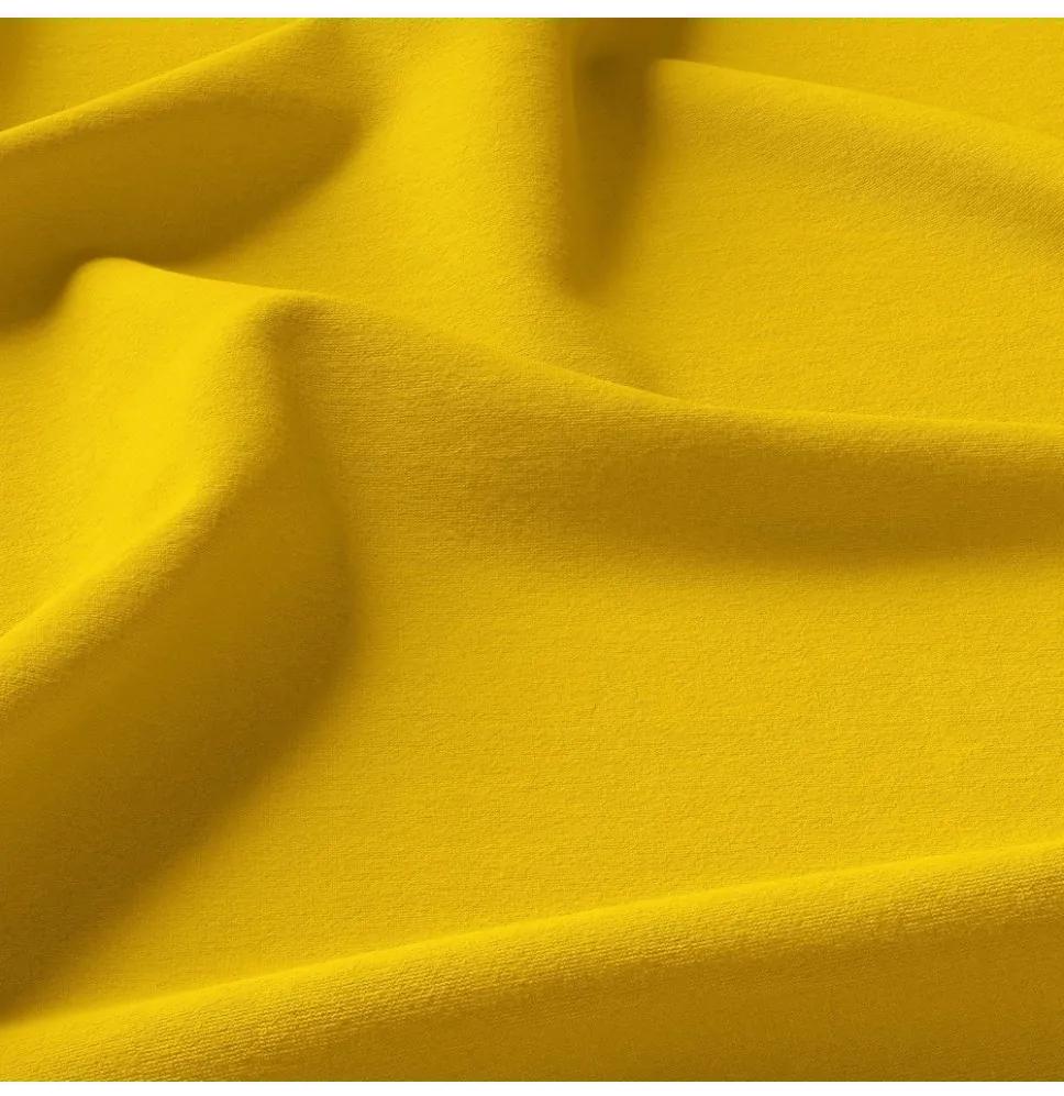 Tenda su anelli con zirconi 140x250 cm giallo