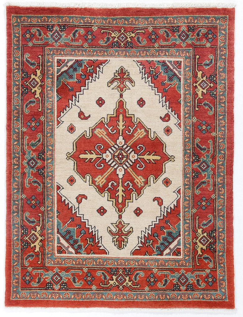 Heriz Tappeto persiano 110x150 (Iran) Annodato A Mano